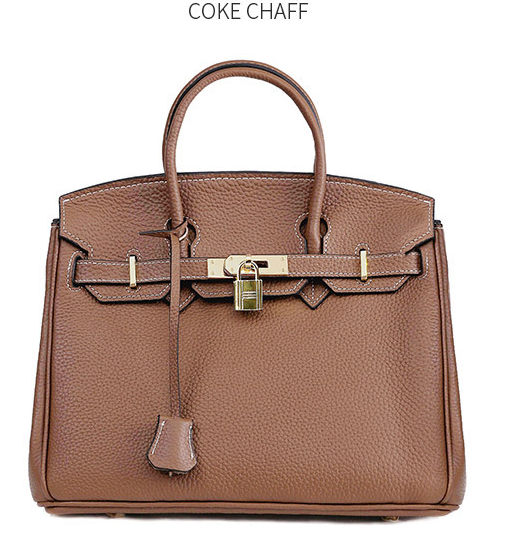 Platinum Cowhide Leather Tote Bag