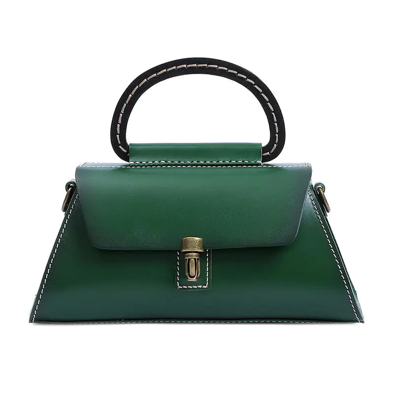 Cream Leather Handbag for Women