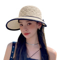 Women's Wide Brim Straw Sun Hat
