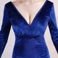 Velvet Mermaid Evening Gown