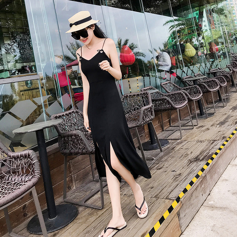 Casual Style Midi Slip Dress for Women, Summer 2020