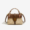 Retro Silk Embossed Crossbody Bag