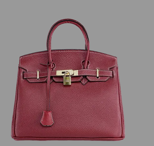 Platinum Bag in First Layer Cowhide for Women